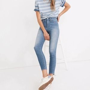 Madewell 10" High-Rise Skinny Crop Jeans